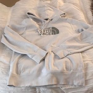 Womens north face sweatshirt white